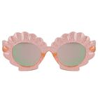 Girls Pink Shell Logo Sunglasses, 1, hi-res
