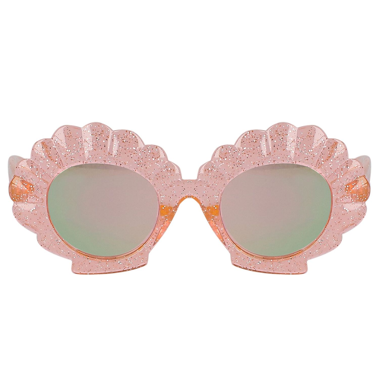 Girls Pink Shell Logo Sunglasses, 1, hi-res