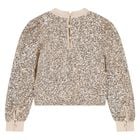 Girls Gold Sequin Skirt Set, 2, hi-res