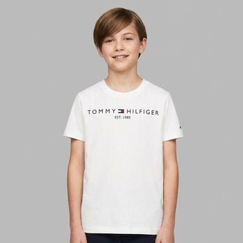 Boys White Logo T-Shirt