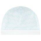 طقم هدايا افرول أولاد بالشعار متعرج باللون الأزرق والأبيض , 1, hi-res