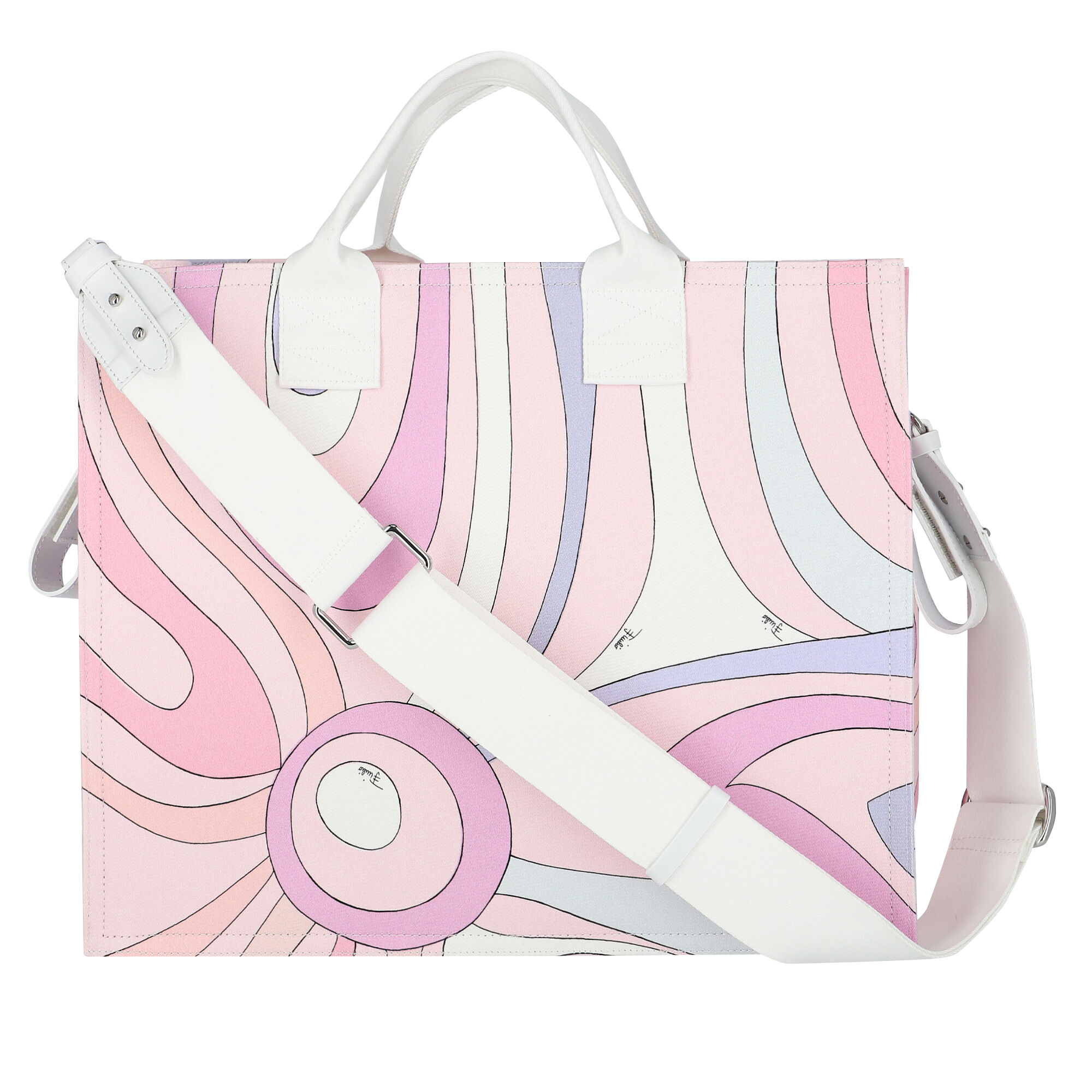 Emilio Pucci Girls Pink Marmo Baby Changing Bag | Junior Couture USA