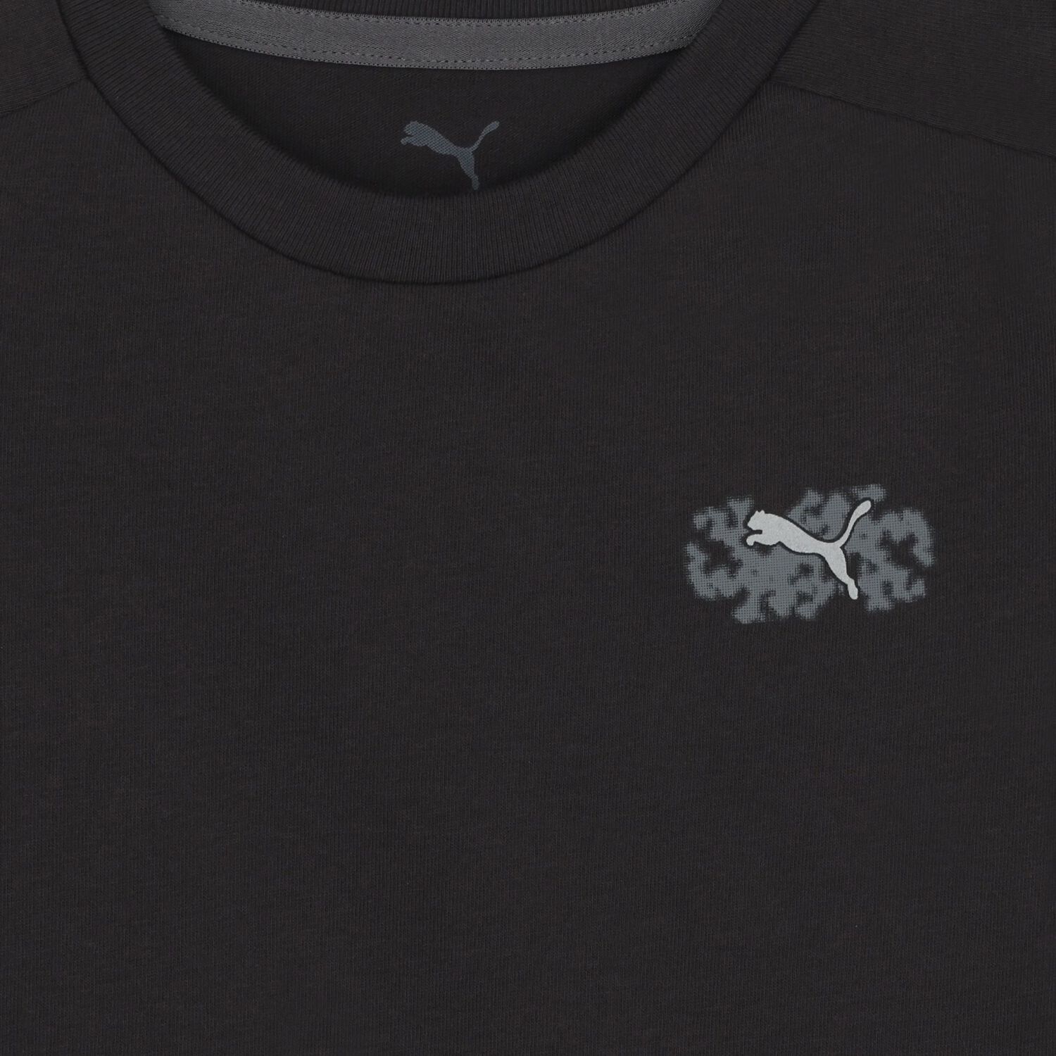 Boys Black Logo T-Shirt, 1, hi-res