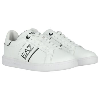 White Logo Trainers