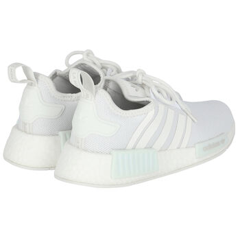 White NMD R1 J Trainers