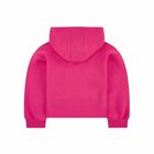 Girls Pink Logo Hooded Top, 1, hi-res