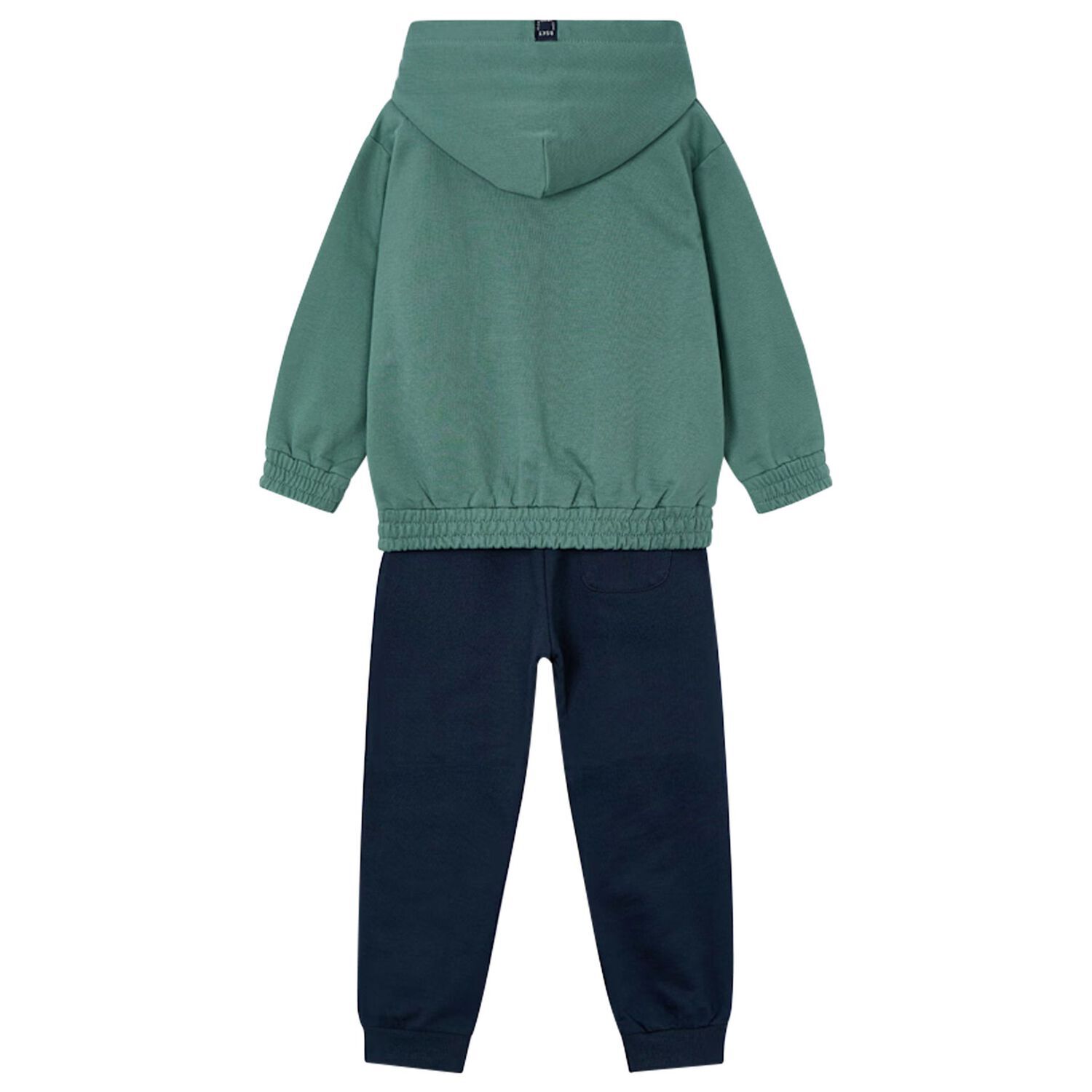Boys Green & Navy Blue Tracksuit, 3, hi-res