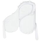 مدس بنات بطبعة الزهور   باللون الأبيض والوردي, 1, hi-res