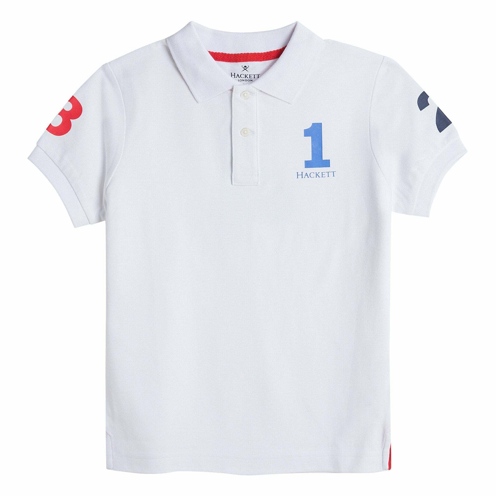 Hackett London Boys White Logo Polo Shirt Junior Couture Australia