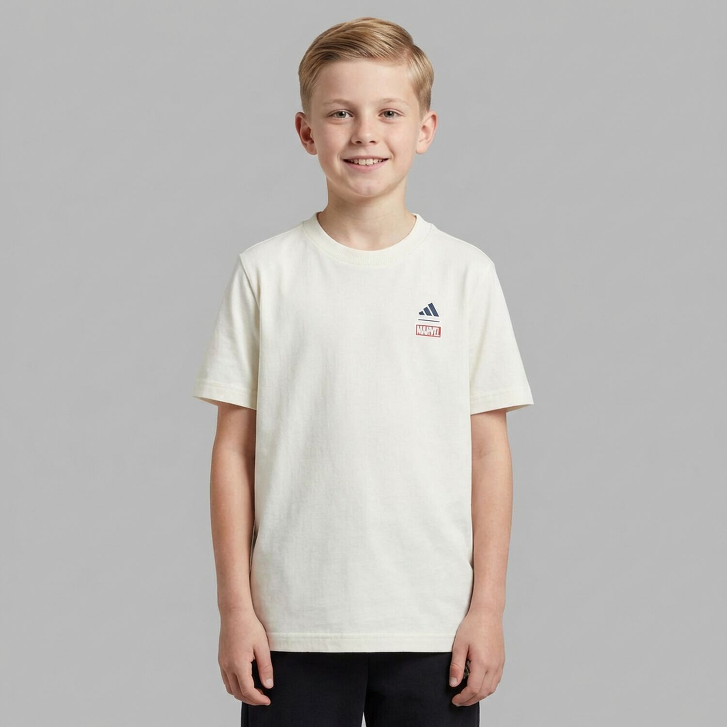 Boys Ivory Marvel Spider Man T-Shirt, 1, hi-res