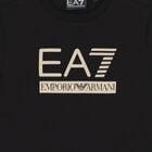 Boys Black Logo T-Shirt, 2, hi-res