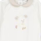 Ivory Teddy Bear Babygrow, 1, hi-res