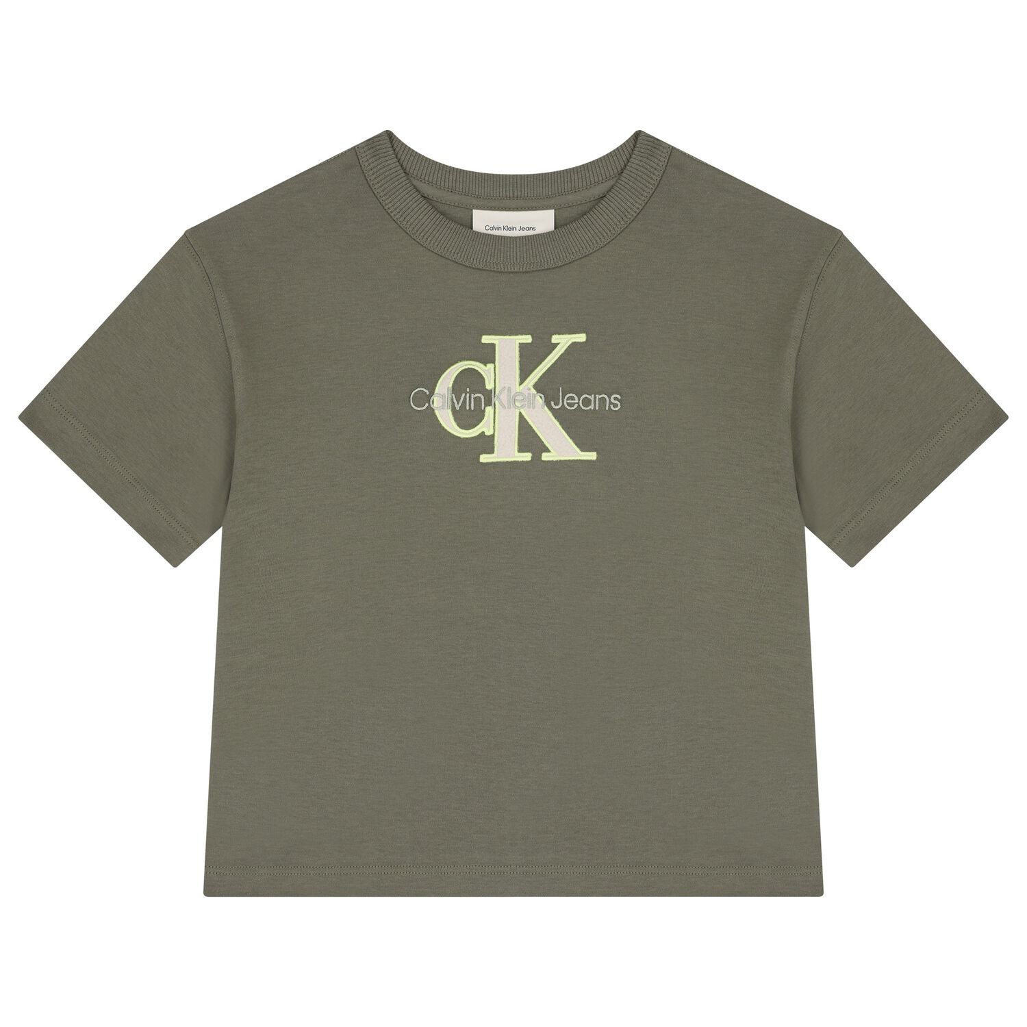Boys Green Logo T-Shirt, 1, hi-res image number null
