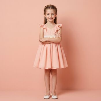 Younger Girls Pink Tulle Dress