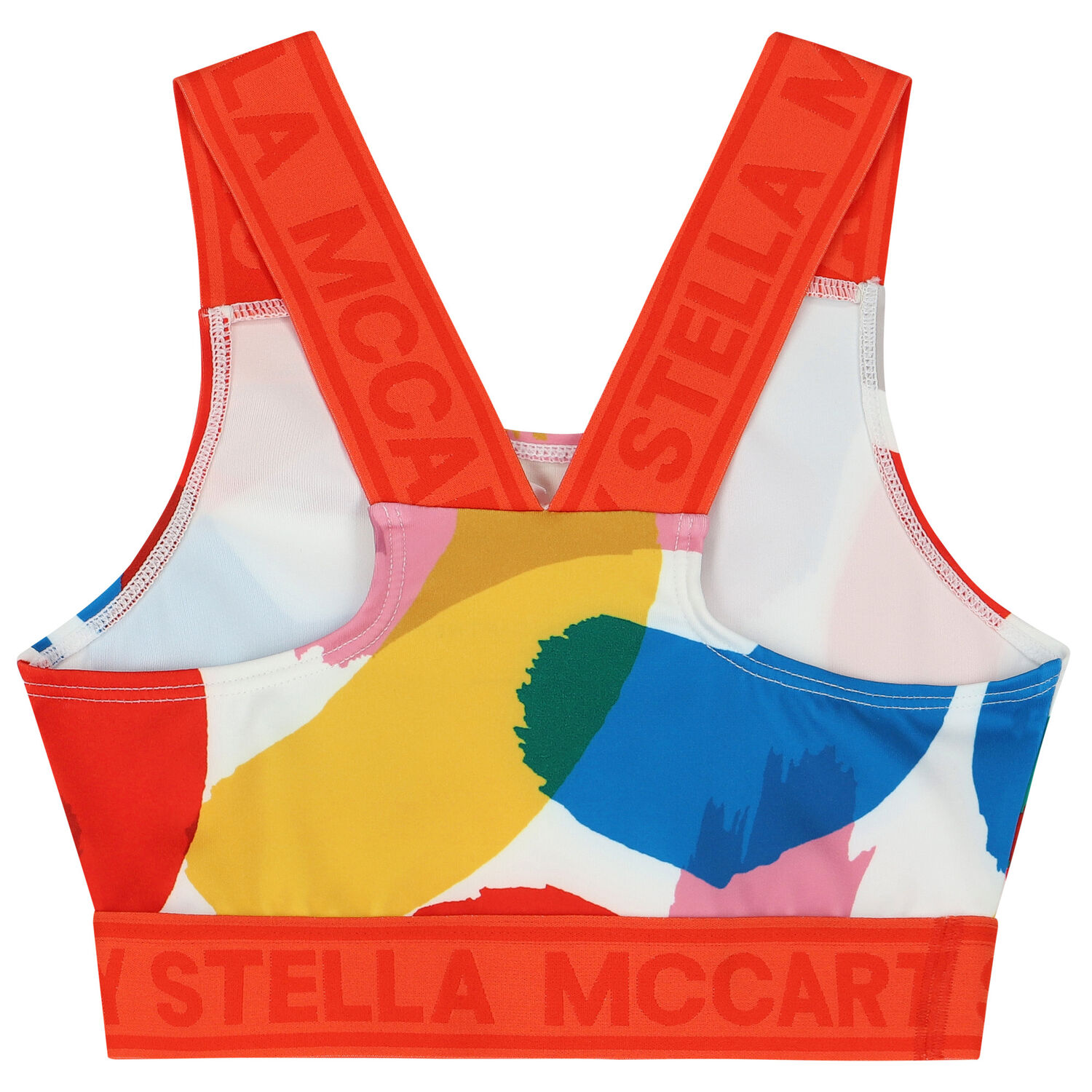Girls Multicoloured Logo Crop Top, 1, hi-res image number null