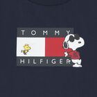 Girls Navy Blue Snoopy Logo T-Shirt, 1, hi-res