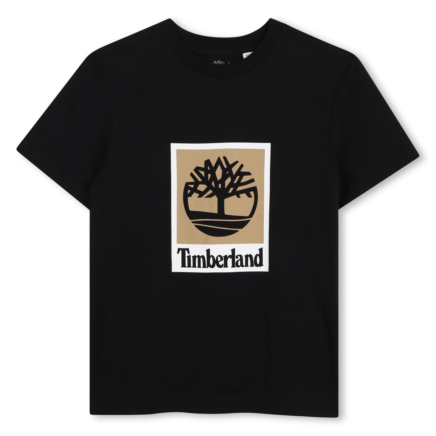 Boys Black Logo T-Shirt, 1, hi-res