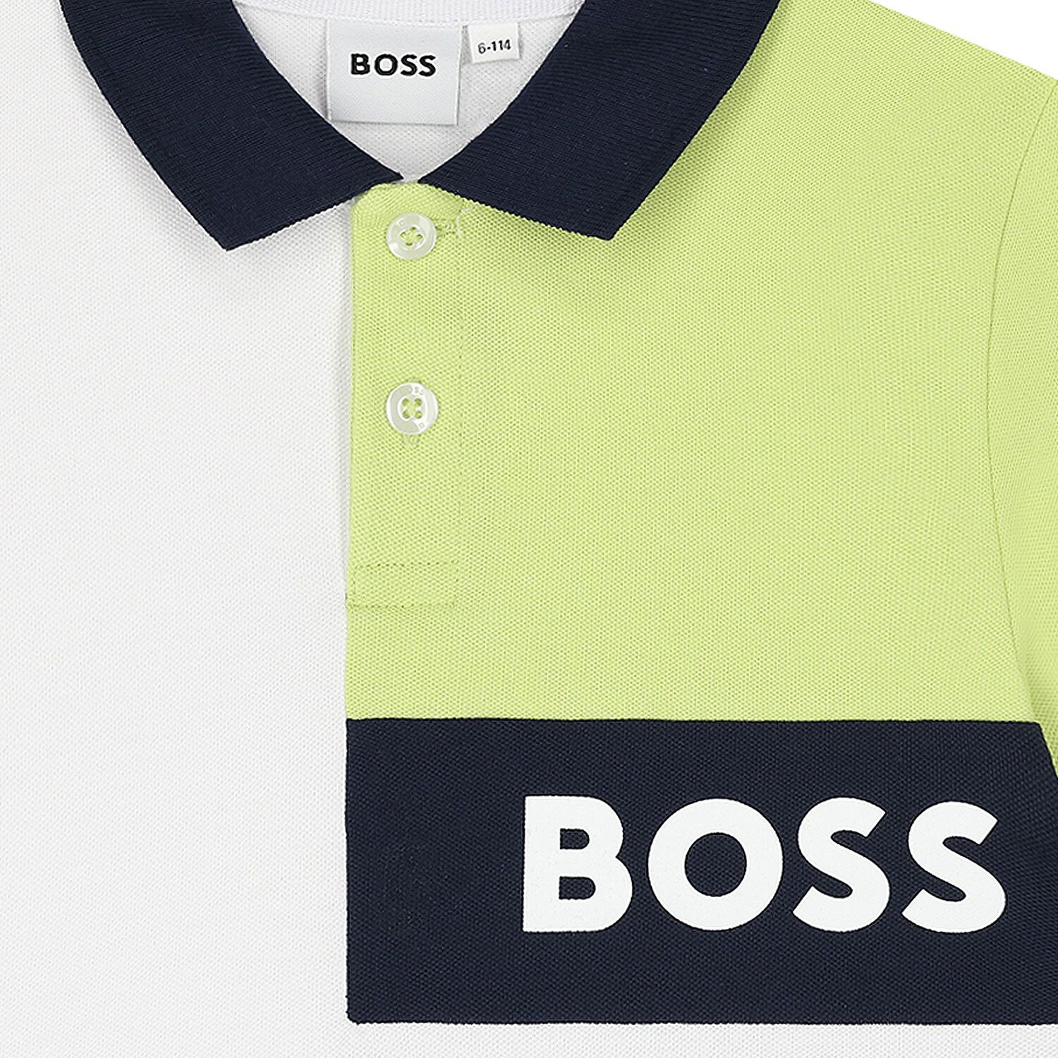 طقم شورت اولاد بالشعار باللون الابيض والكحلى , 2, hi-res