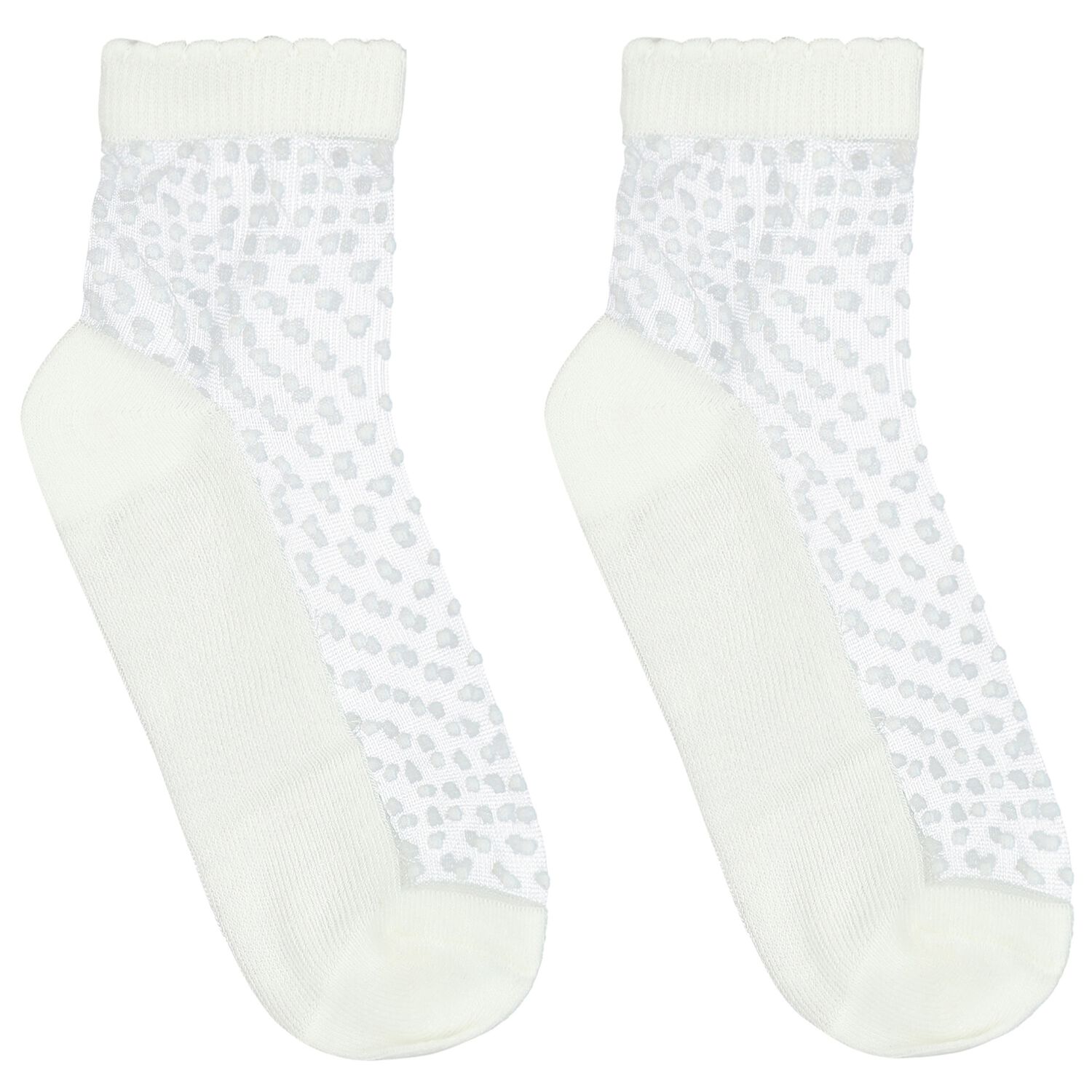Girls Ivory Socks, 1, hi-res image number null