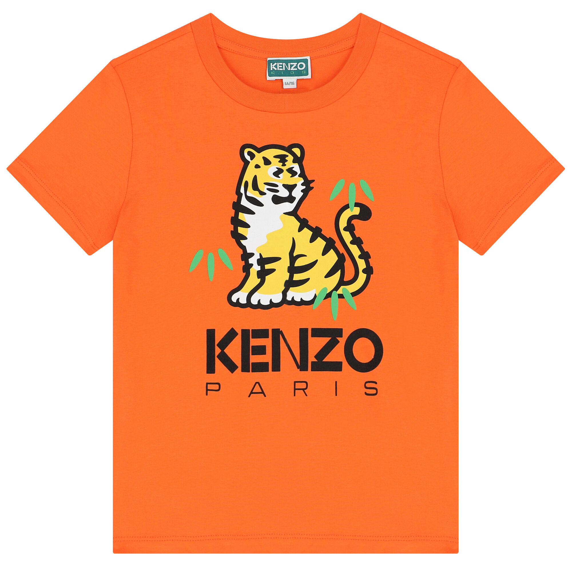 Black and orange kenzo shirt on sale