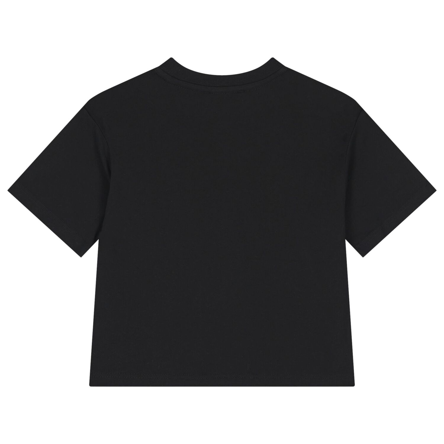 Boys Black Logo T-Shirt, 1, hi-res