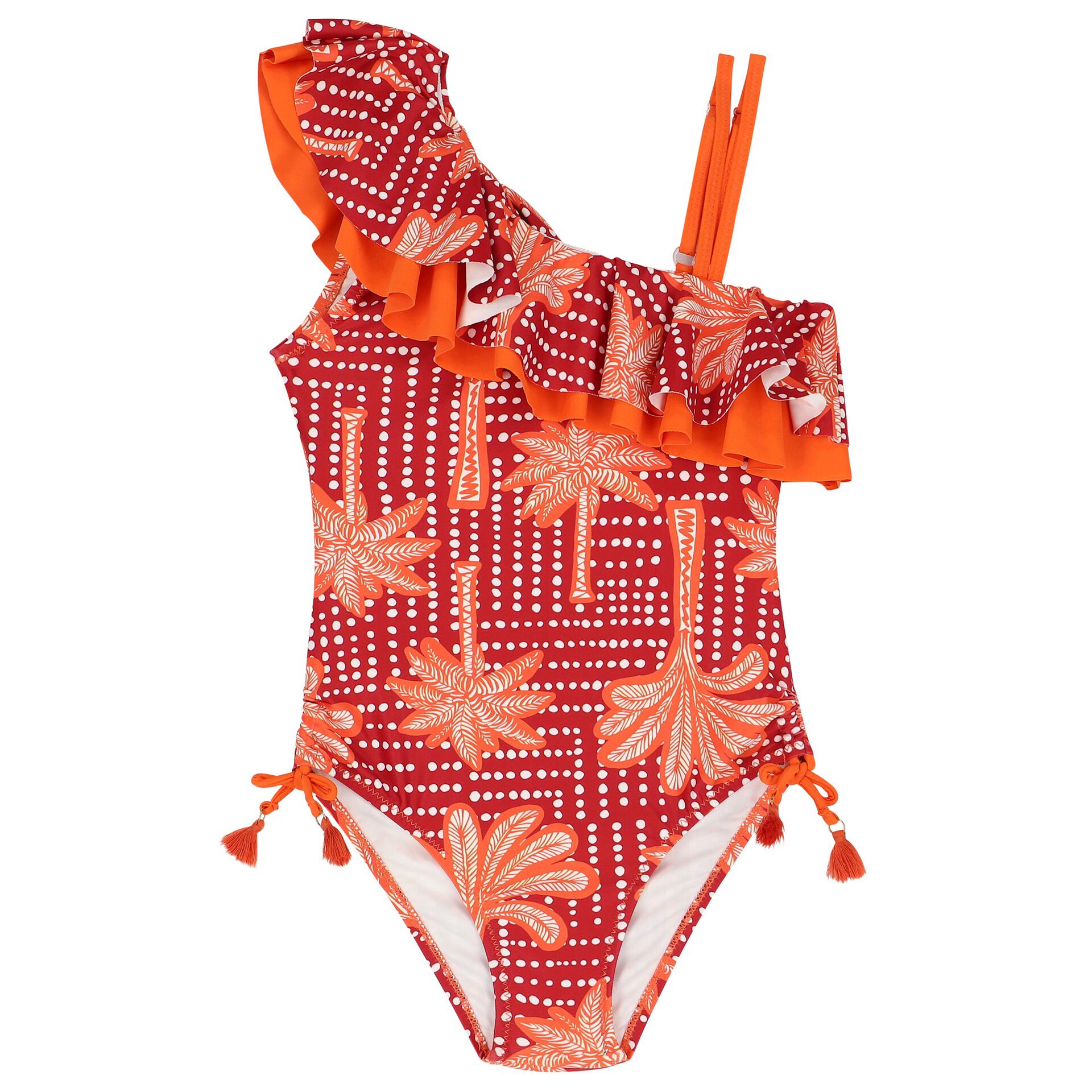 Pink palm tree swimsuit outlet