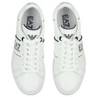 White Logo Trainers, 1, hi-res
