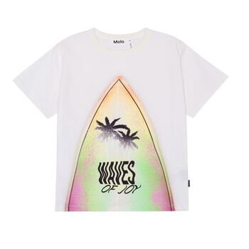 Boys White Surfboard Riley T-Shirt