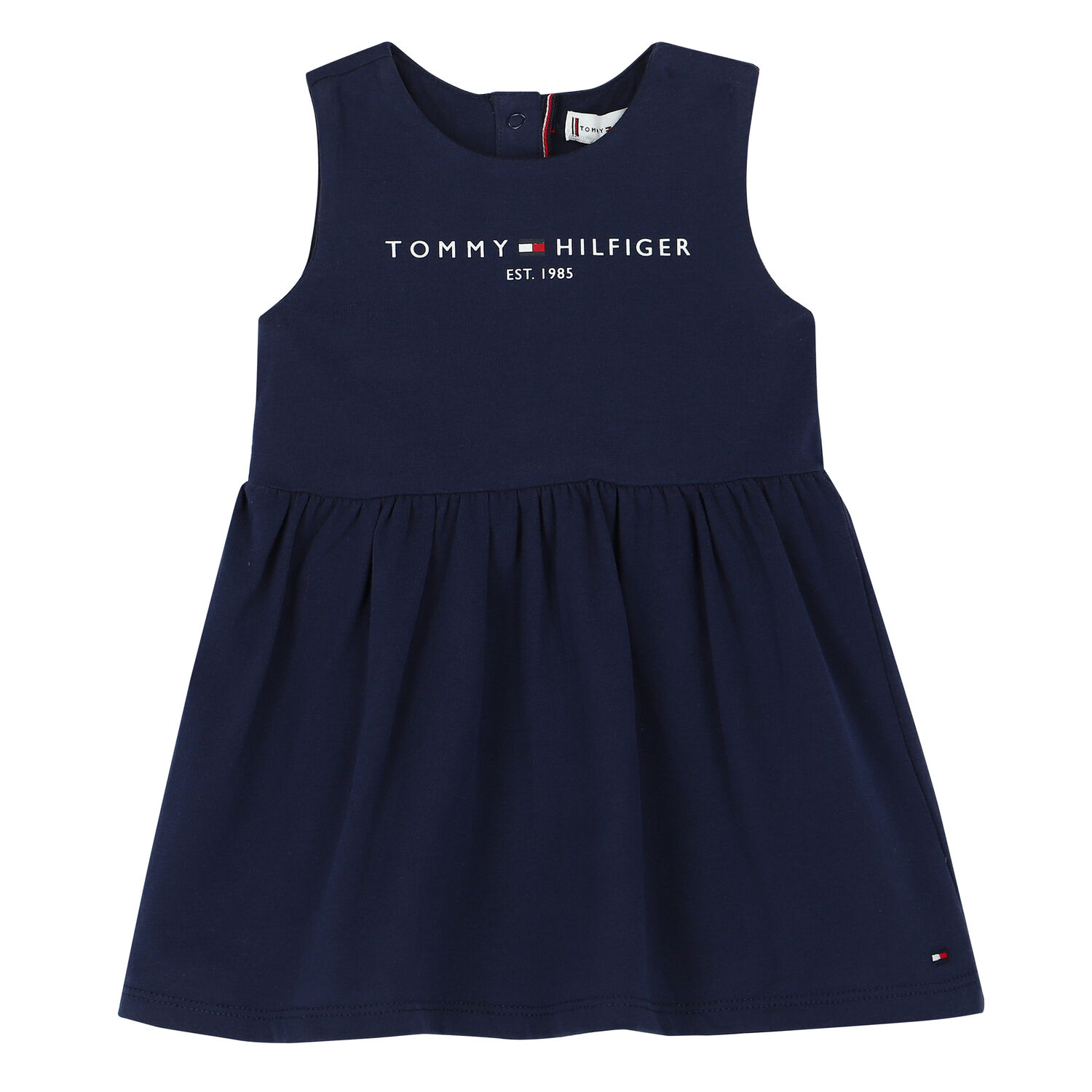 white blue flowers dress Denby Strapless Mini Dress main image 1