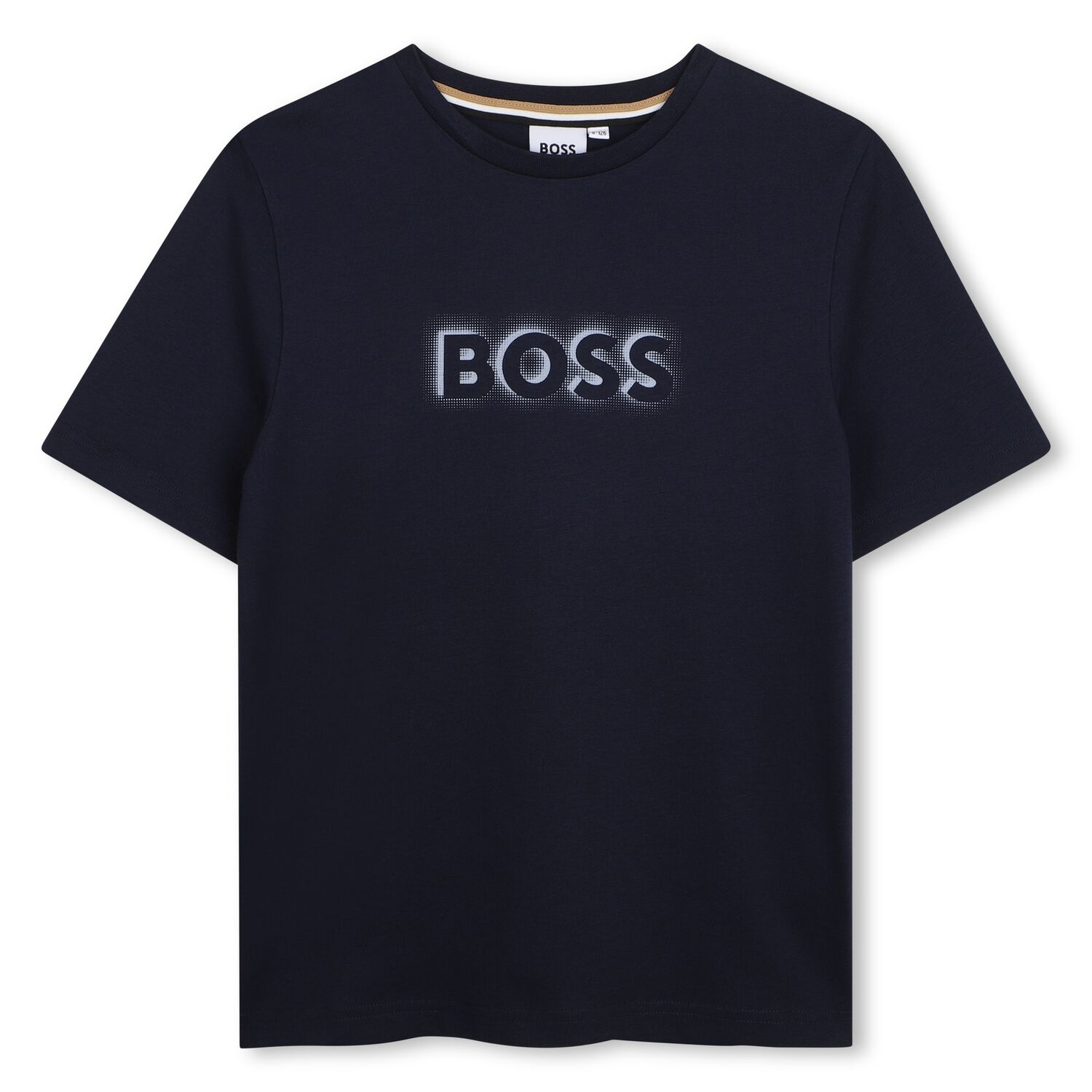 Boys Navy Blue Logo T-Shirt, 1, hi-res