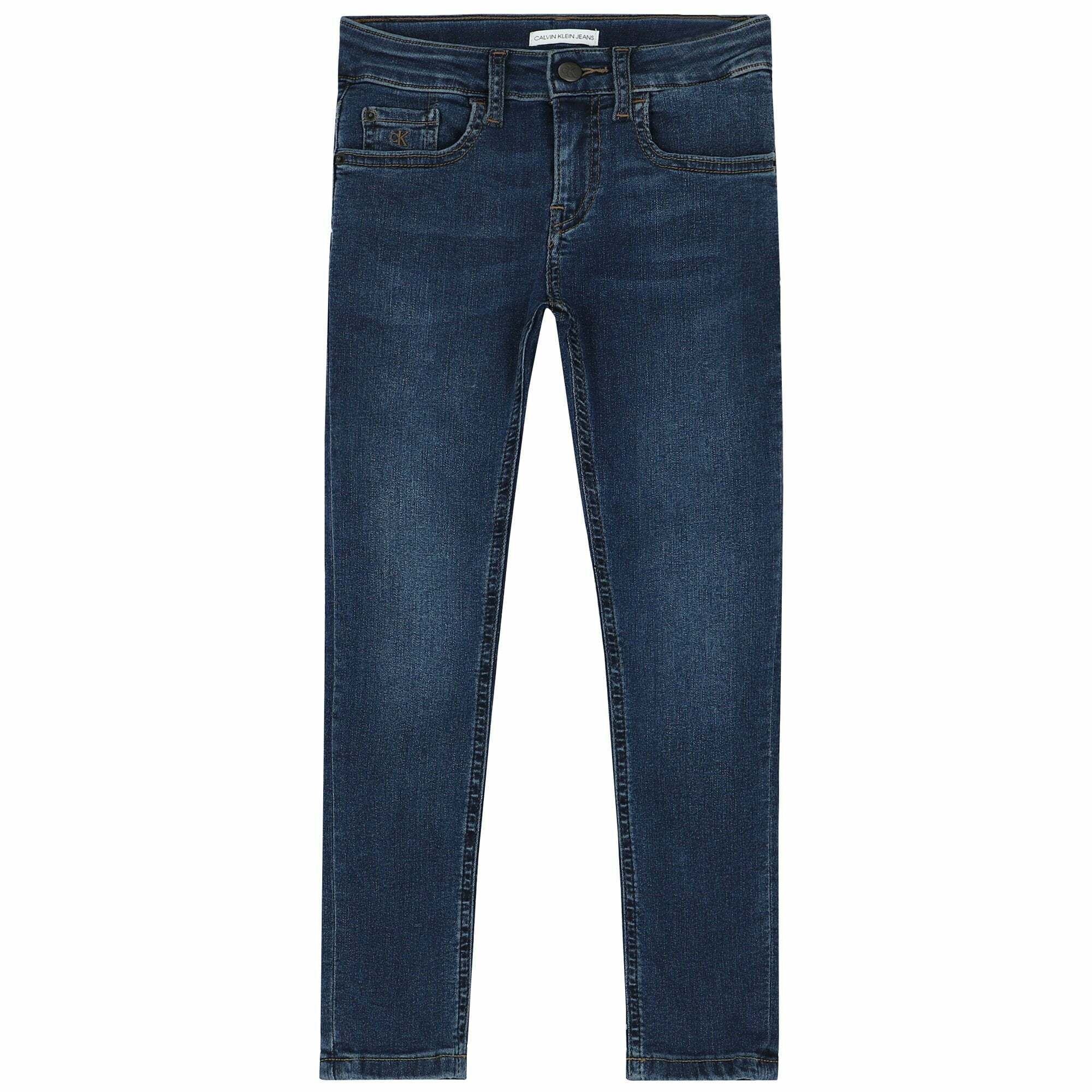 Calvin Klein Girls Blue Denim Skinny 
