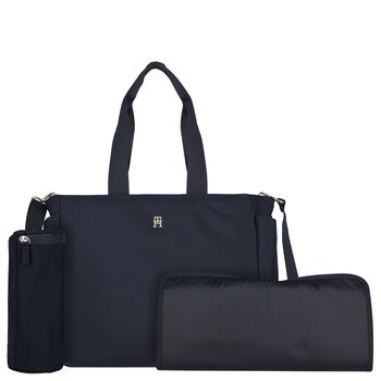 Navy Blue Logo Baby Changing Bag