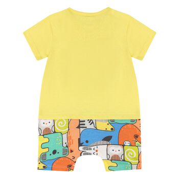 Baby Boys Yellow Romper