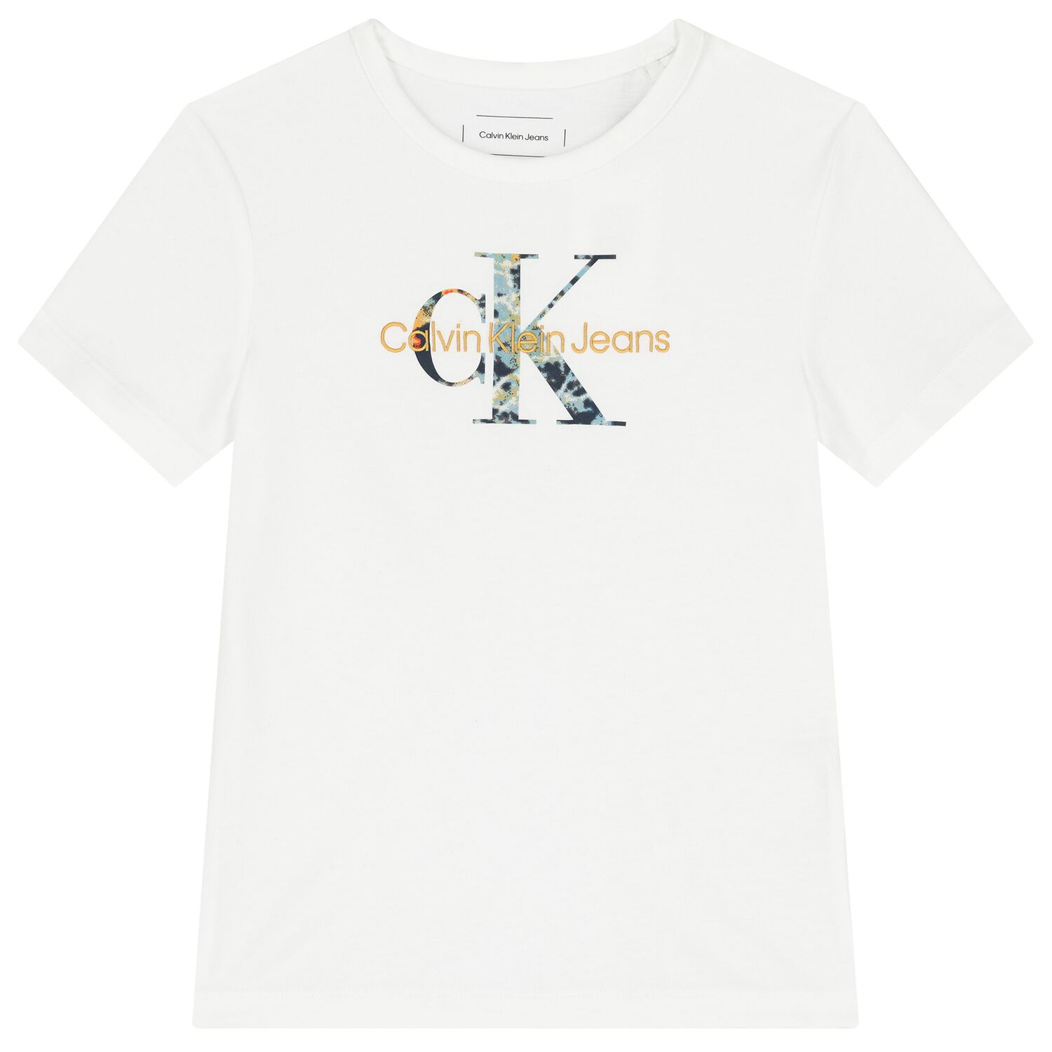 Boys White Logo T-Shirt, 1, hi-res image number null