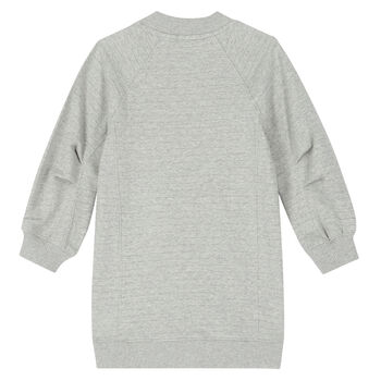 Girls Grey Logo Dress