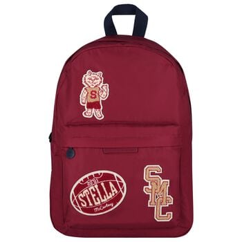 Boys Burgundy Tiger Logo Backpack ( 45cm )