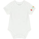 طقم دنغري بشعار تيدي باللون الأبيض والأزرق, 1, hi-res