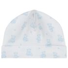 Baby Boys White & Blue Teddy Bear Babygrow Gift Set, 1, hi-res