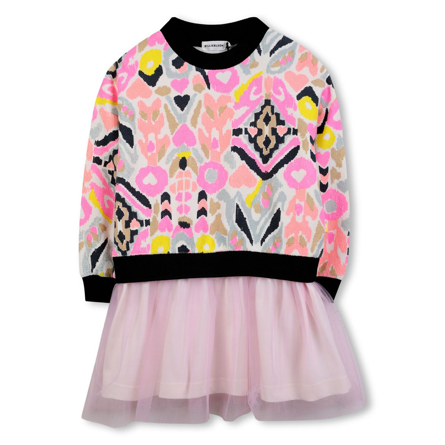 Girls Multi-Coloured Dress, 1, hi-res