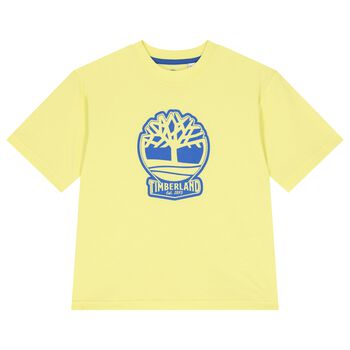 Boys Yellow Logo T-Shirt