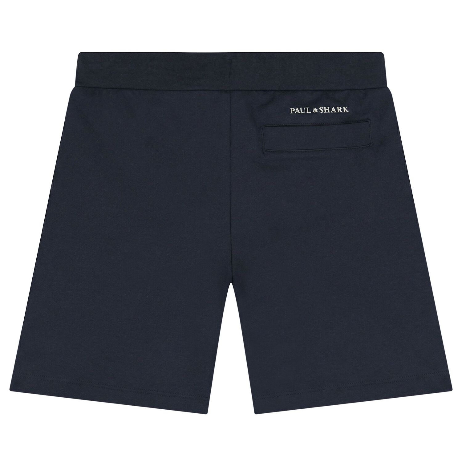 Boys Navy Blue Logo Shorts, 2, hi-res