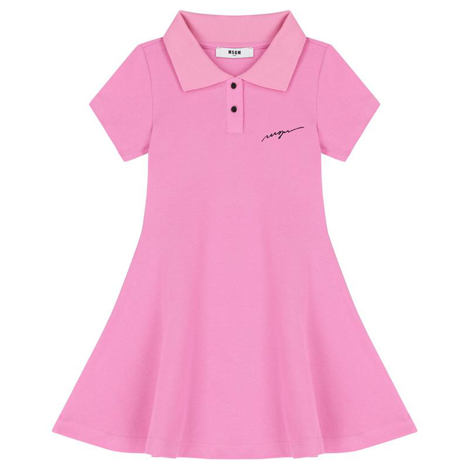 Girls Pink Logo Dress, 1, hi-res image number null