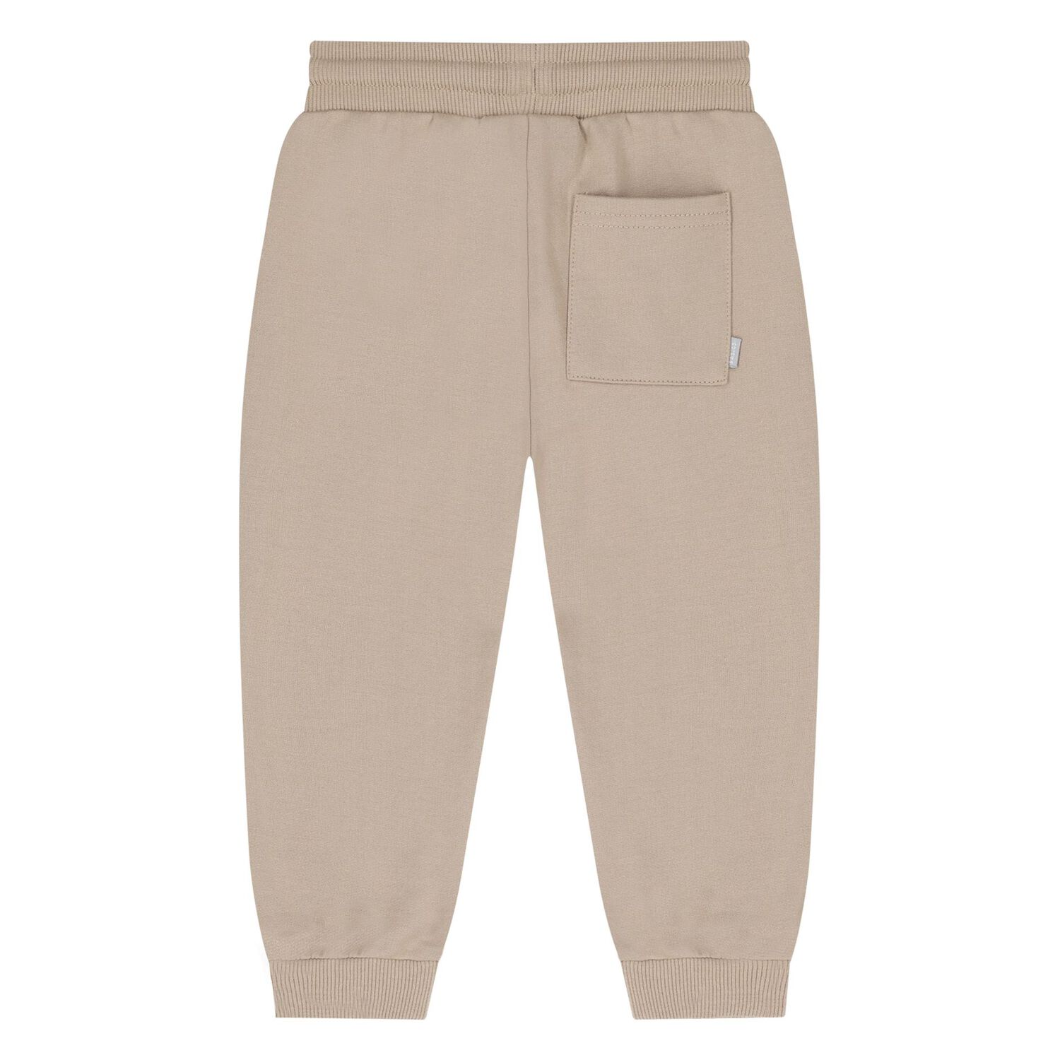 Younger Boys Beige Joggers, 3, hi-res