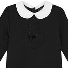 Younger Girls Black & White Ikonik Choupette Dress, 1, hi-res