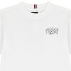 Boys White Logo T-Shirt, 1, hi-res