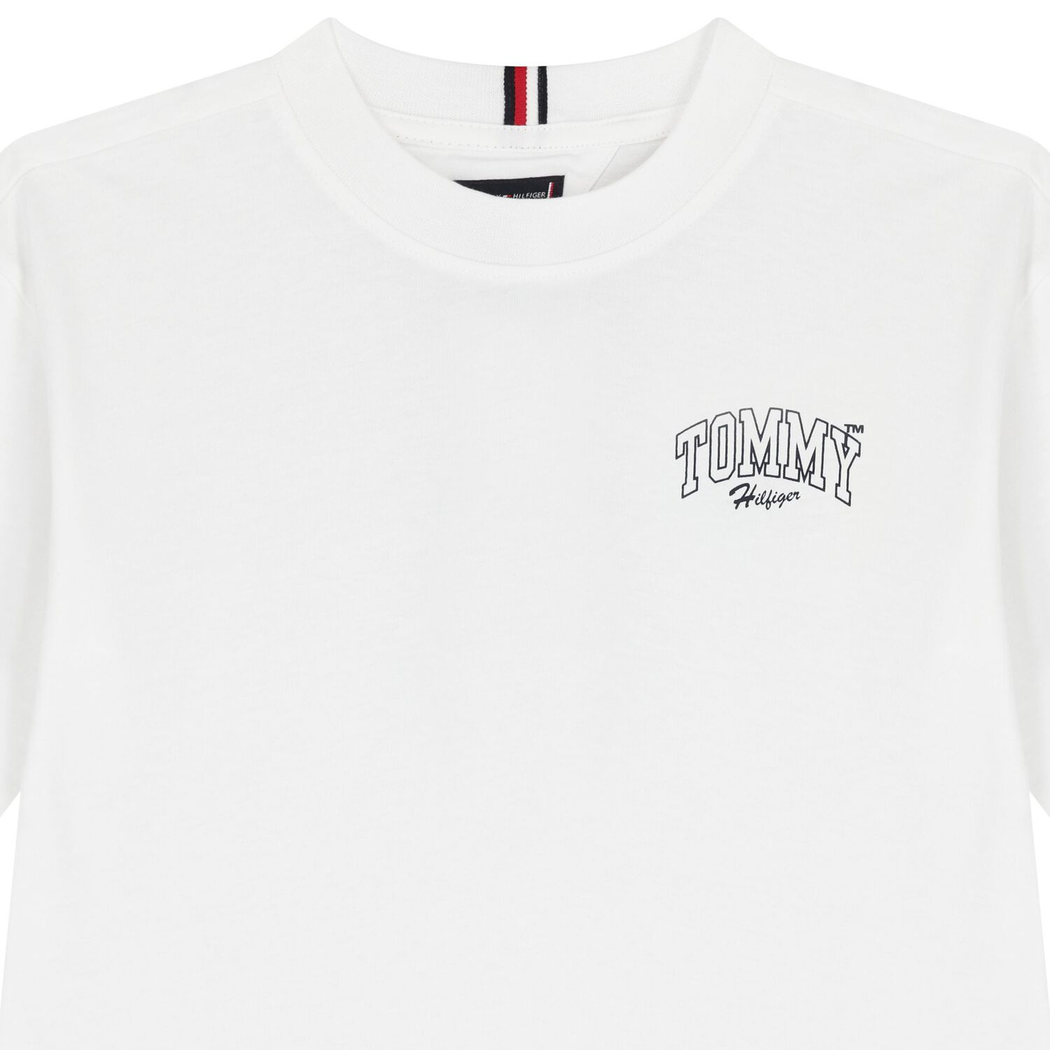 Boys White Logo T-Shirt, 1, hi-res image number null
