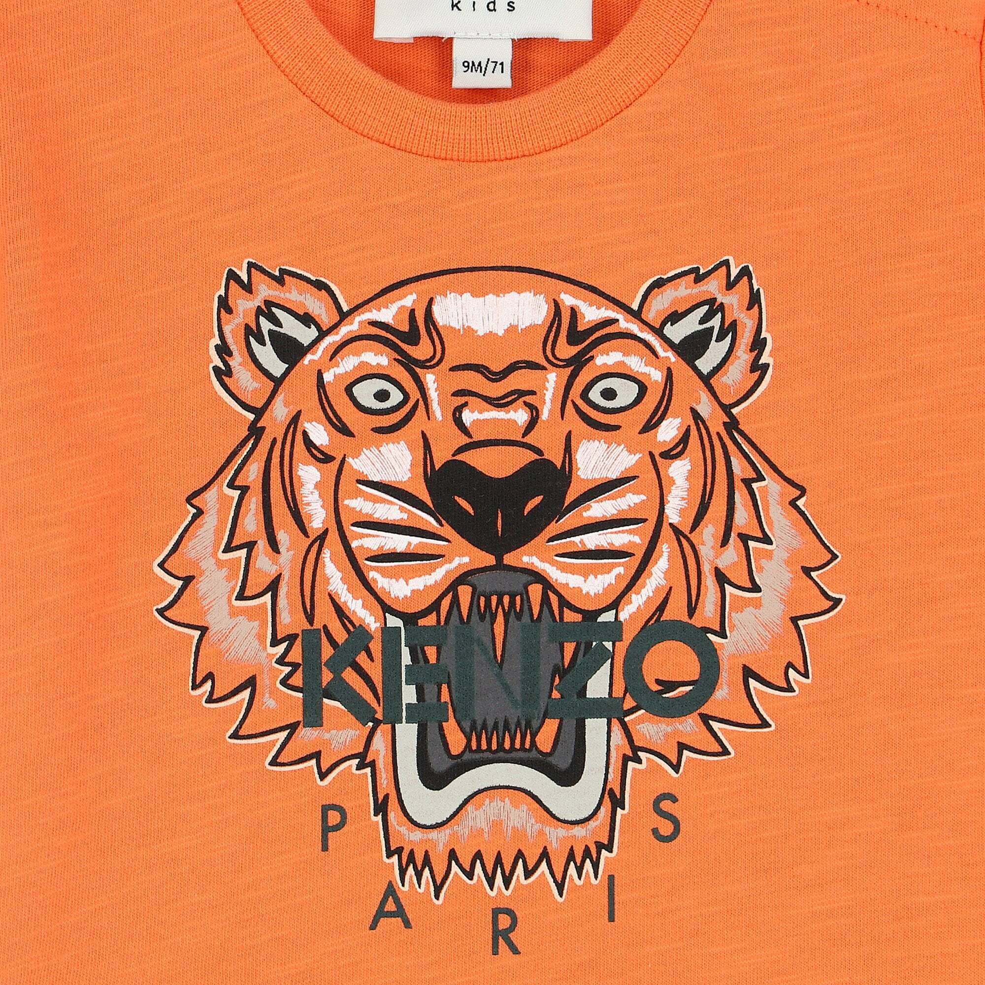 Kenzo orange t shirt on sale