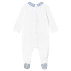 Baby Boys White Hot Air Balloon Babygrow, 1, hi-res