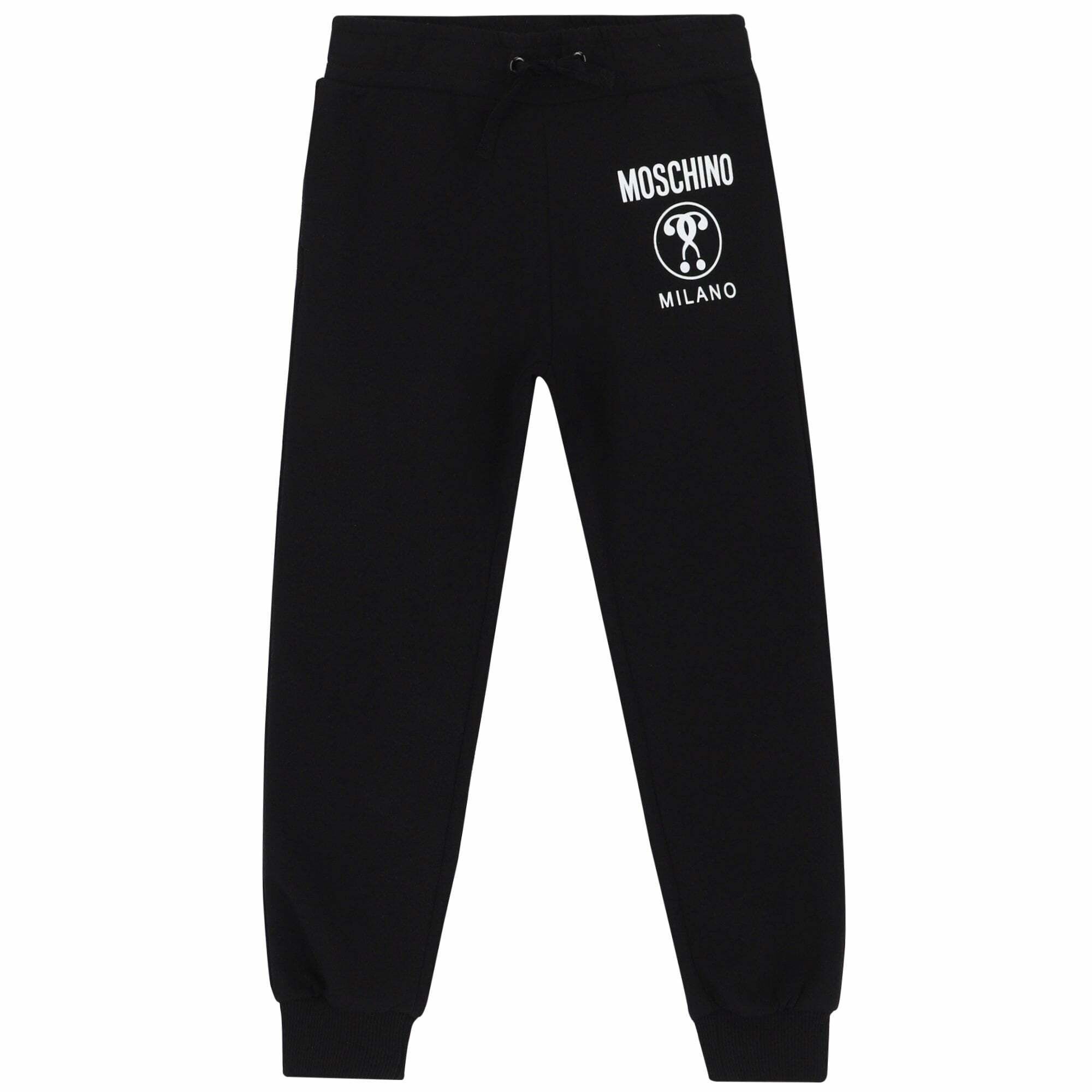 Moschino Black Logo Joggers Junior Couture