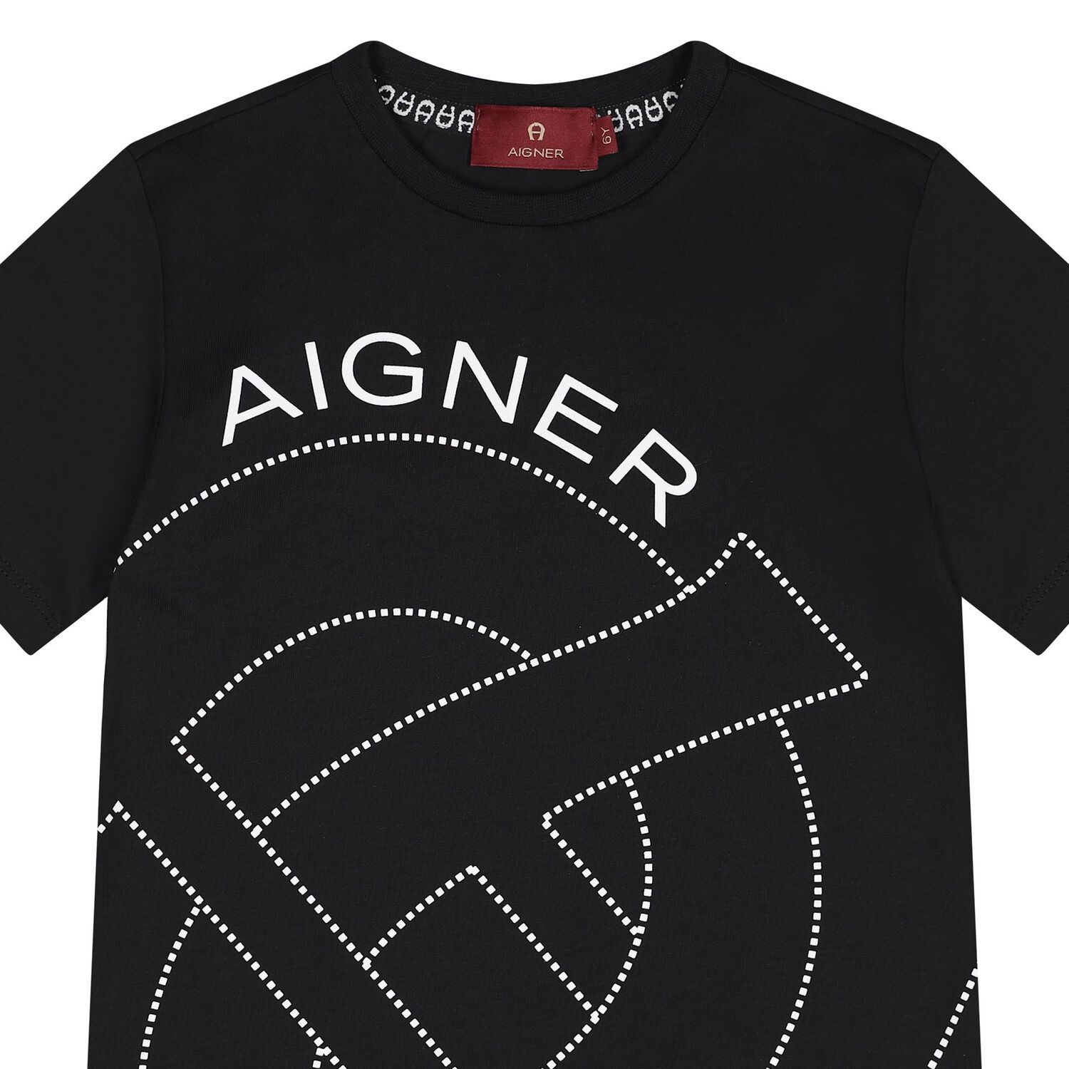 Boys Black Logo T-Shirt, 2, hi-res